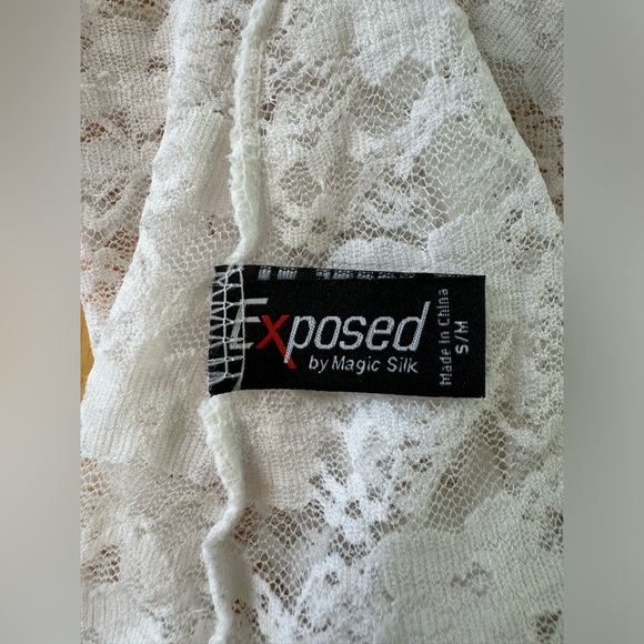 White Lace Lingerie Top - Picture 9 of 14